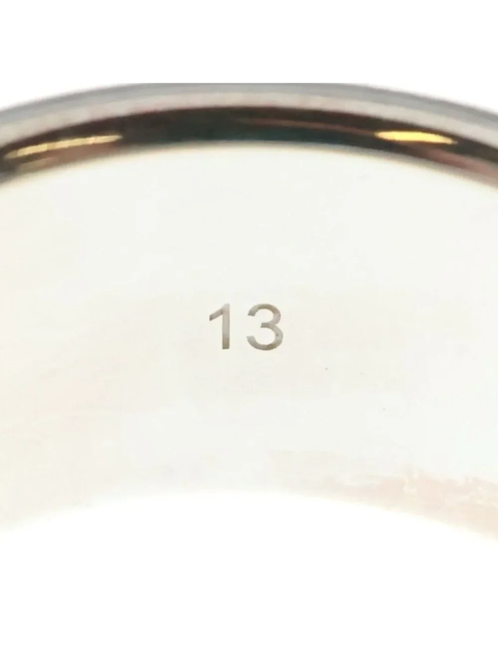 Gucci Diagonal Ring Silver